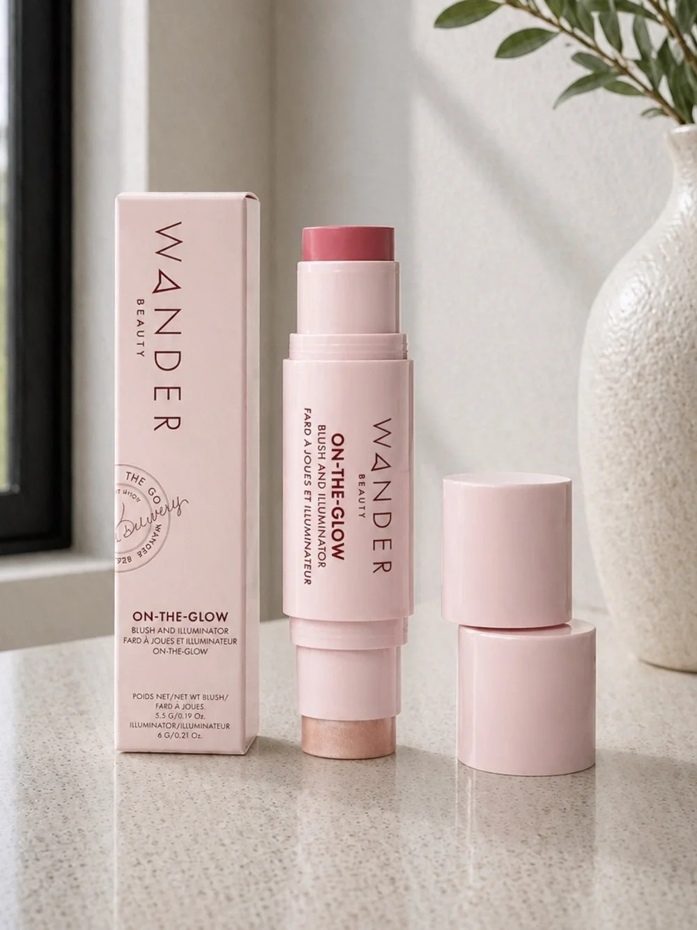 $38 New Wander Beauty On-the-Glow Blush and Illuminator - Strawberry Fields